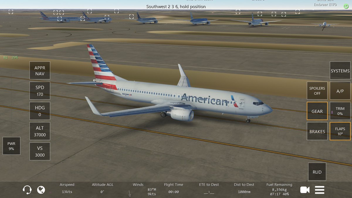 CWisewater's tweet image. My best landing yet! KORD-KRSW #FNF #ExpertServer