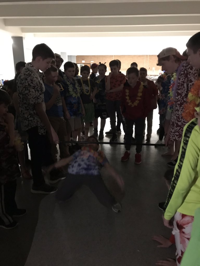STJAMES_LC's tweet photo. Having a great time at the Jr. high dance tonight! Just finished the limbo competition. Congratulations to winner Keegan B. https://t.co/FHoohqvBY5