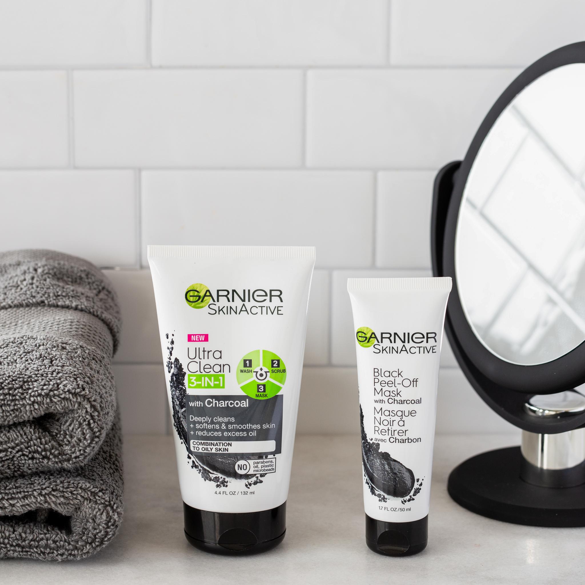 Garnier skinactive charcoal 3 in 1 deals