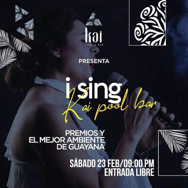 Mañana te espera nuestro increíble #ising en @kaipoolbar. Canta y gana increíbles premios con nosotros ¿Maravilloso no? Entrada completamente libre ¡Te esperamos!
_
#pzo #poz #upata #ciudadbolivar #cdbolivar #elcallao #tumeremo #guasipati #eldorado #puertoordaz #maturin #San…