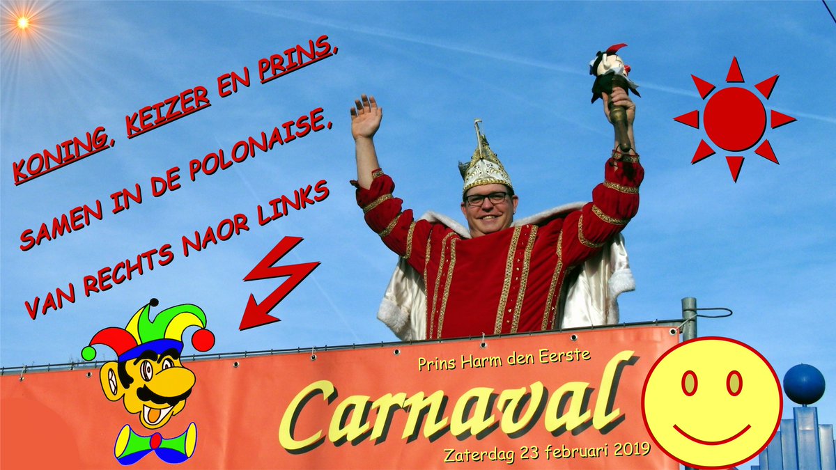 #KONING, #KEIZER EN #PRINS, SAMEN IN DE #POLONAISE, VAN RECHTS NAOR LINKS
piepeblaozers.nl