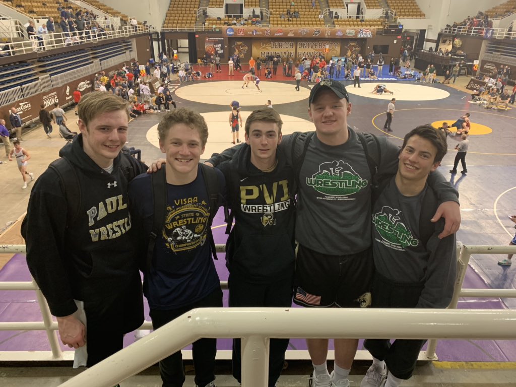 PAULVIWRESTLING's tweet image. Fell just short of All-American today but a great season none the less. Proud of all of the guys on a fantastic season. #teampvi #winnerscircle