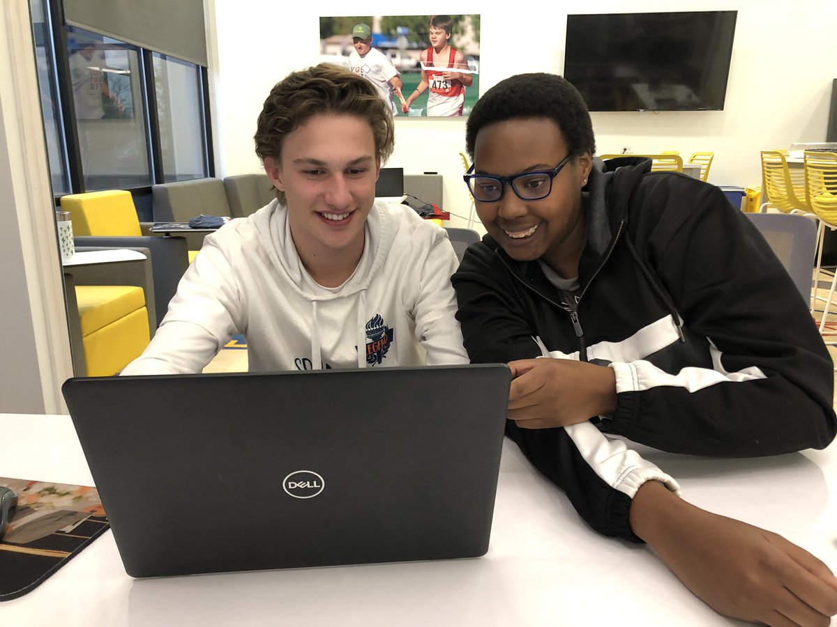 Special Olympics Colorado athlete and board member, Mackenzie Beauvais-Nikl, and Unified Partner, Enzo Ewari, working hard on their project for the 2019 Global Youth Leadership Summit in Abu Dhabi, UAE. <a href="/WorldGamesAD/">Special Olympics World Games Abu Dhabi 2019</a> 

#ChooseToInclusion
<a href="/SONorthAmerica/">SONA</a> 
<a href="/SpecOlympicsCO/">Special Olympics Colorado</a>