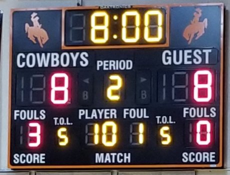 Boys Basketball
End of 1st Quarter
Killdeer 8
Trinity 8
#RideForTheBrand #CowboysRide
#NDHSAA #NDPreps #NDScores