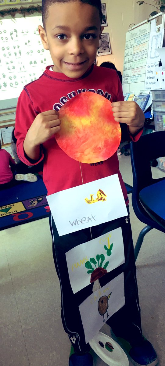 We wrapped up our energy learning by bringing it all together...connecting energy the sun all the way down to the food we eat! ☀️🌾 🌽🐓🐄🥛🍔👧🏽👦🏼 #inquirymindset #knowledgebuilding #learningwitheachother