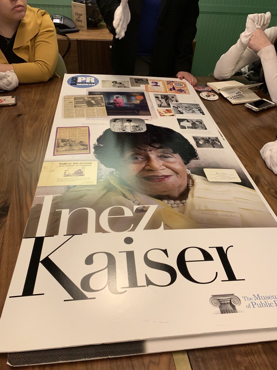 KeanPRSSA's tweet photo. Kean University’s PRSSA members got the chance to learn the history of PR today for #blackhistorymonth! We were able to gain a great insight on where PR came from! @museumofpr Thanks so much for having us!!! ❤️ https://t.co/5J3dwesvxA