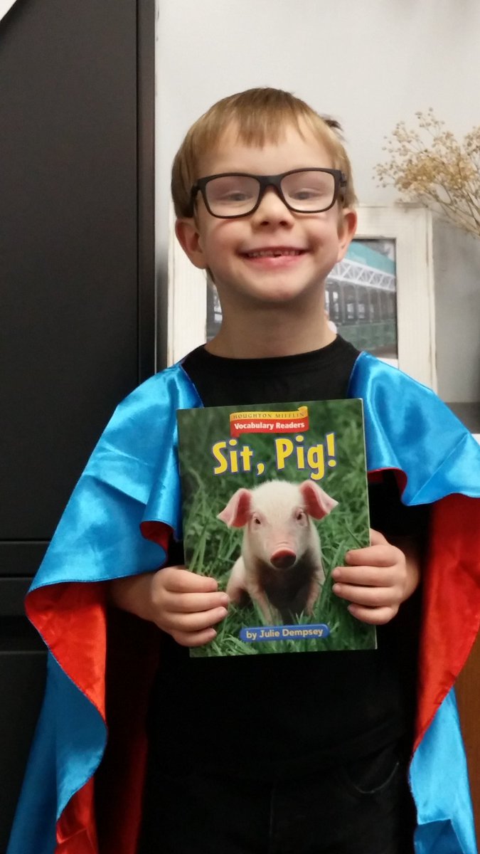 ksimpson52's tweet photo. #CMZ Kindergartener tackles reading with his Super Reader Powers. #ACTGODO https://t.co/FT1KMBwm0p