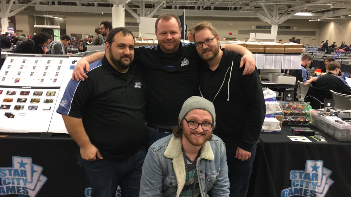 yoursecretbesty's tweet photo. @StarCityGames The new #CommanderVs cast! Sorry Jeremy... https://t.co/m4CrWIVaUB