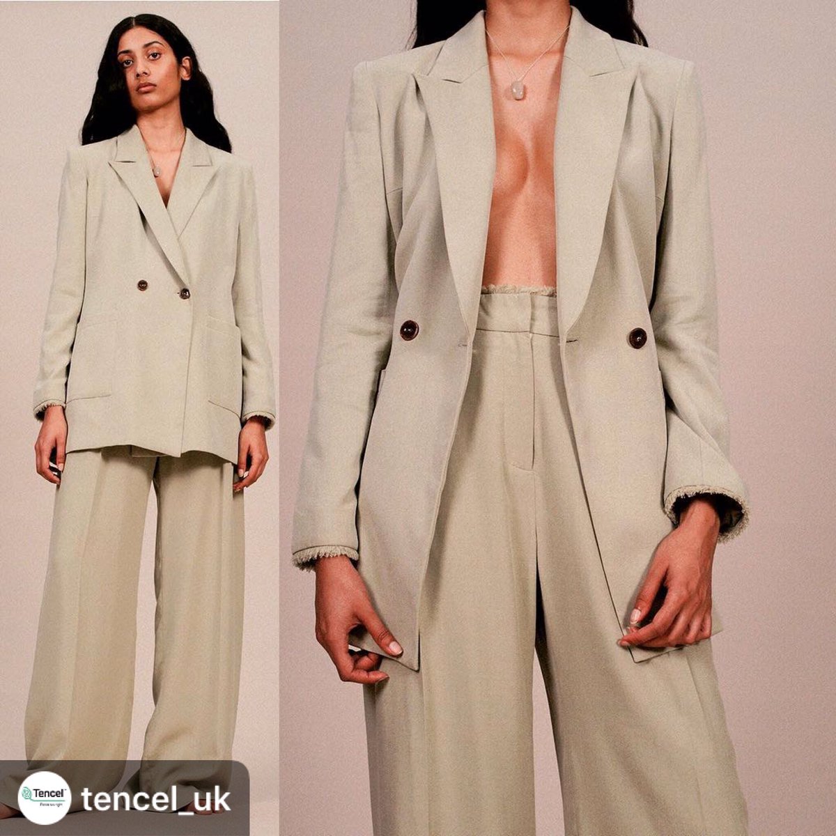 CentreCircular's tweet image. 100% sustainable and 100% hot. And yeah, wearing fashion that doesn’t trash the planet does make you 100% sexier IMO.  Yay @tencel_global #tencel #ecovero 
.
#sustainablefashion #ecofashion #ecofriendly #ethicalfashion #fashion #fashionblogger #australiandesigner #circulardesign