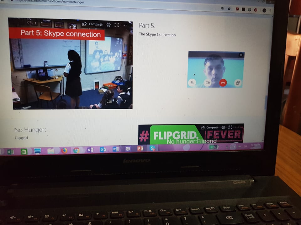 mariajosegiaved's tweet photo. No more hunger: Connection with teachers
  🌎
https://t.co/iXpOlrYRjS    
@MicrosoftEDU @SkypeClassroom @Buncee @Flipgrid @pochonavaro #MicrosoftEDU #MIEExpert #SkypeMT #TeachSDGs #NoHunger #LinkToTheWorld #FlipgridFever #GridPals #Teachers #Chile https://t.co/PqKyH99EQu