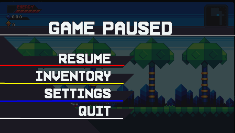 craftislegacy's tweet photo. Don't be afraid to take a break. Here's a look at our pause menu! #craftislegacy #indiedev https://t.co/L1Nep54PyL