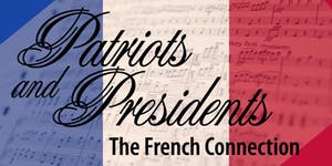 The United States Army Band and Army Voices present "Patriots, Presidents, and the French Connection" 
Saturday, February 23, 2019
7:30pm
FREE
usarmyband.com