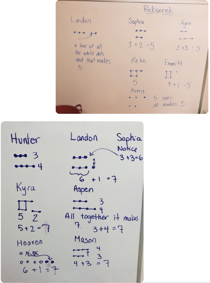 GoslinK123's tweet photo. A #numbertalk reflection #gr1. We are learning together. We see growth and we feel so proud of our students. Images r snapshots in time. We are keeping records. Celebrate success. #ldsb #numeracy #oame2019 #growth #elemathchat #mtbos #iteachmath #nelsonmathpd #weareateam #onted https://t.co/RQRpMt21WG
