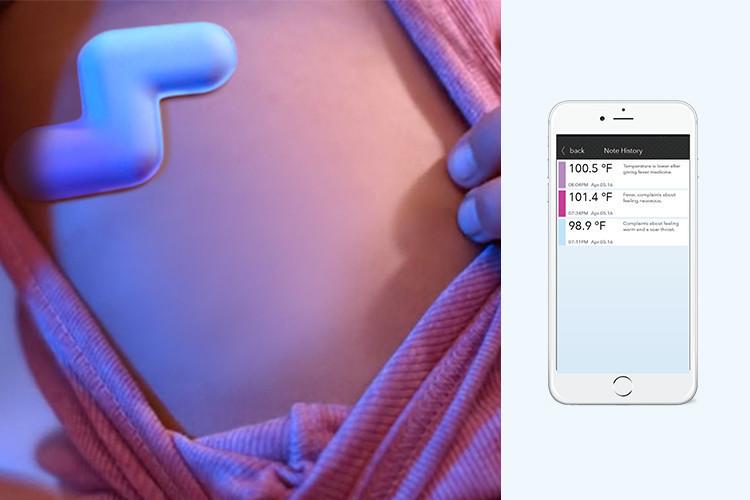 FeverScout's tweet image. #FeverScout is a wearable thermometer that measures body temperature &amp;amp; wirelessly sends that information to your #smartphone. With it you can continuously monitor temperature without disrupting sleep whether you're in another room or city!

Learn more - hubs.ly/H0gLmd00