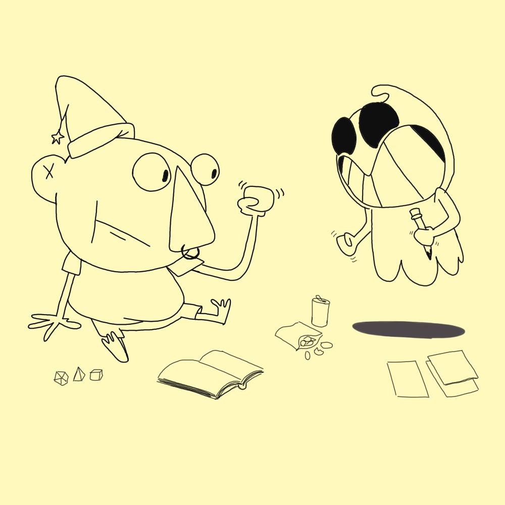 MrPseudonymless's tweet photo. Cmon, Goofball actually loves DnD. @BrainDumpTweets https://t.co/TlCQGJ03IG