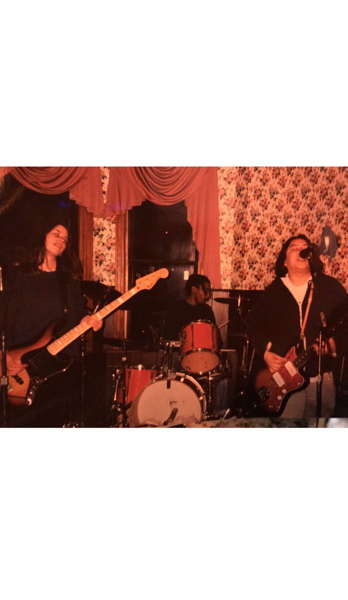 bcarlton727's tweet photo. Hahaaa! Look at what I dug up!! This is me and my band @DryerRockMusic circa 1994/95? We started in 1992 and we are STILL a band going on 27 years!!! https://t.co/g9QPOEEiGt