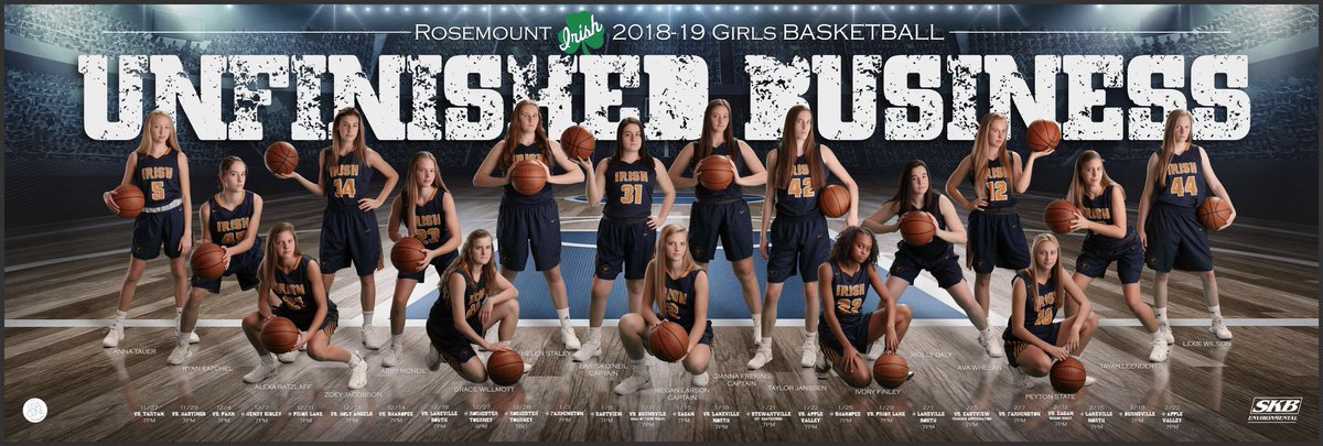 LadyIrishHoops's tweet photo. What a RESILIENT tough 8th in a Row Conference TEAM Road win for the LADY IRISH over Apple Valley 53-51! #WeAreRosemount #UnfinishedBusiness #ScriptFlipped https://t.co/srszS2le08