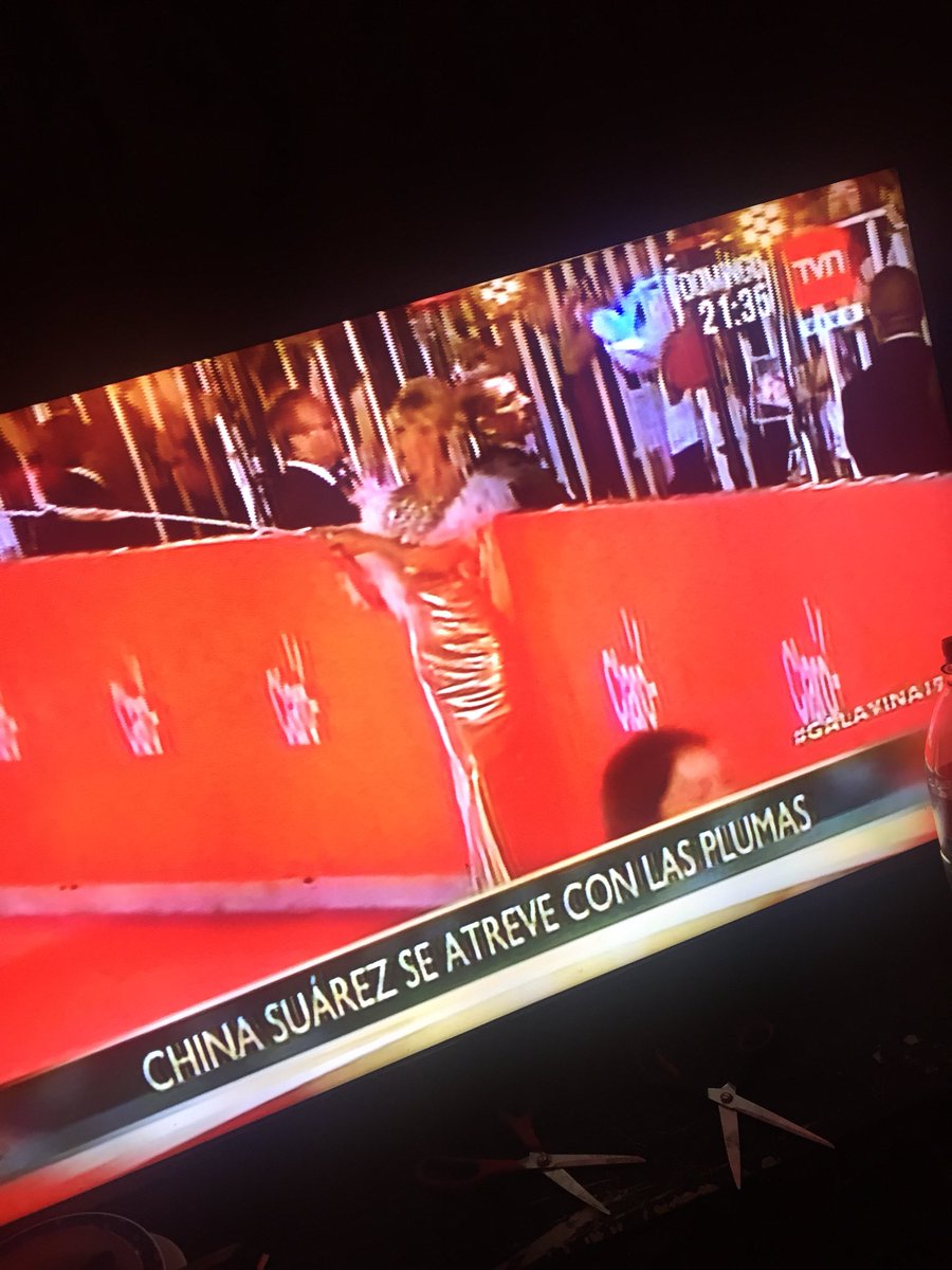 kattytaa_'s tweet photo. @chinasuarez hermosa #GalaViña2019 https://t.co/CGEuiqfTw7