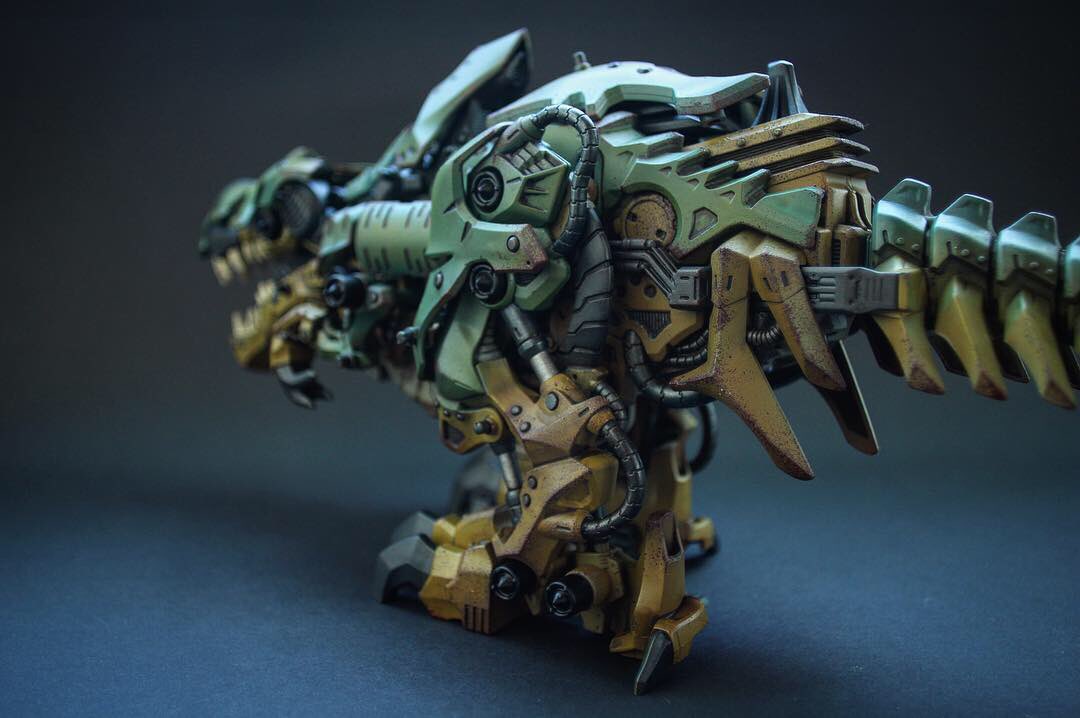 qblll's tweet photo. 塗れました #zoids #ゾイド #deathrex #デスレックス https://t.co/7qpXajBJgw