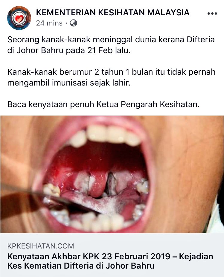 DrBeniRusani's tweet photo. Tolong beri anak kita vaccine.
🇲🇾 bangkit! https://t.co/2fcEn4l3nf