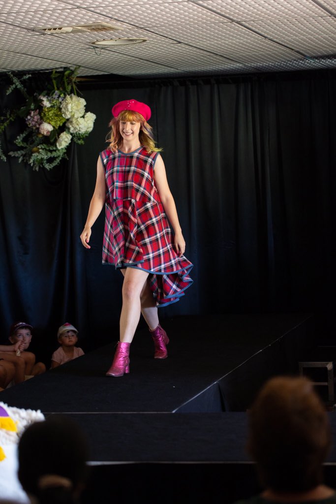 DSheepfest's tweet photo. Kate Hannah, an upcoming Perth Fashion designer recently showcased P’Junk at LA Fashion Week and has now brought her range back to her hometown and Darkan Sheepfest.  Who knew wool could be so cool?! #pjunk #wool #fashion #socool #darkansheepfest https://t.co/Ivh5oLbvrK