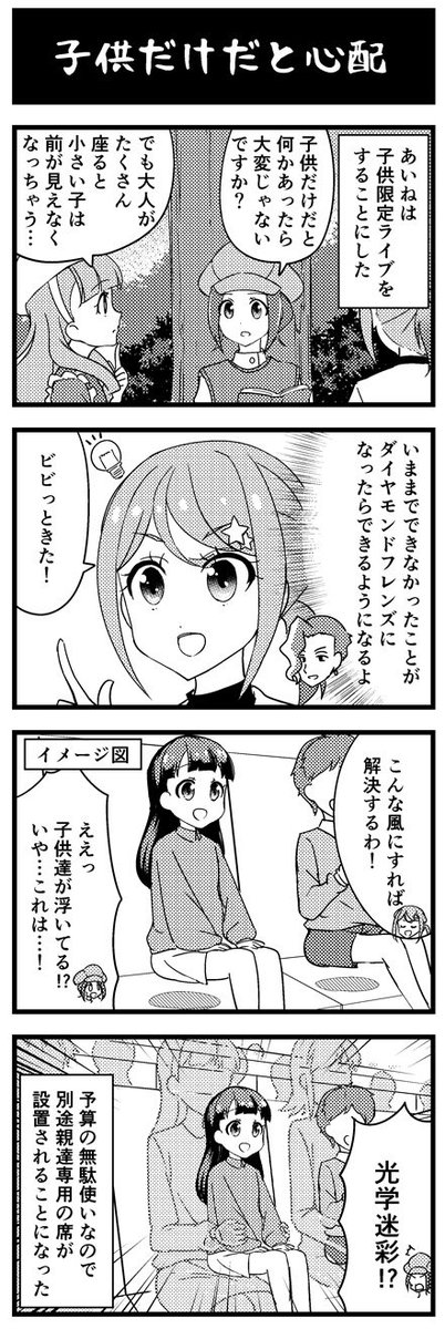 アイカツフレンズ 45話の漫画です。 