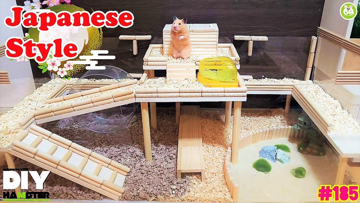 ぬーさまlife Ch ハムスター Di Twitter 本日の動画 枯山水や厳島神社風にハムスターのお家をリフォームしました I Tried To Make The Hamster S House Like Itsukushima Shrine 動画はコチラ T Co Epe4vafwb4 大規模リフォームが完了 キン