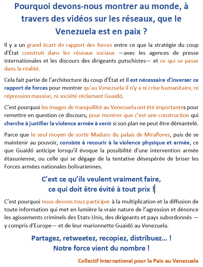 Collectif International Pour la Paix au Venezuela tweet media