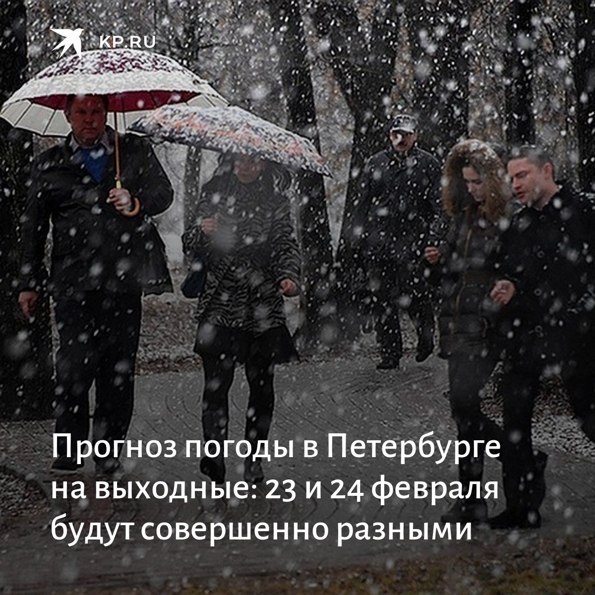 Хорошего настроения в мокрый снег