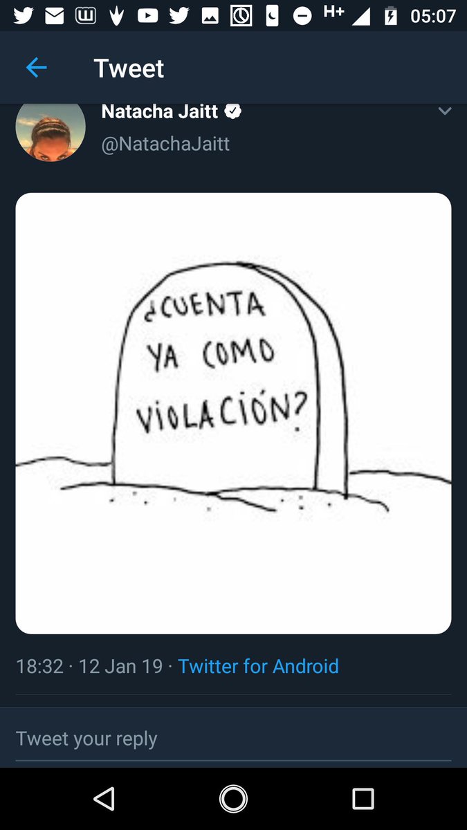 natacha jaitt público esto hace un mes. hoy está muerta, hoy la mataron. esto es argentina, ella denunció a sus violadores y dijo que si le pasaba algo, ellos eran los responsables. esto es lo que esperaba la 'justicia'. dejaron morir a otra más, ni olvido ni perdón.