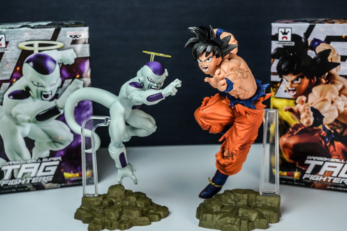 O Xrhsths Treyb Studio Sto Twitter 新着動画更新 今回は ドラゴンボール超 Fighters のフリーザ と悟空のフィギュアをご紹介 揃えるとめちゃめちゃかっこいいです 共闘シーンを立体再現 ドラゴンボール超 Fighters 孫悟空 フリーザ T Co