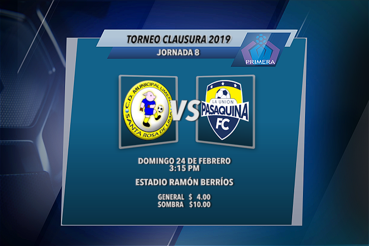#LMF 🔥⚽ <a href="/LimenoOficial/">C.D Municipal Limeño</a> se enfrentará ante <a href="/Pasaquina_FC/">PasaquinaFC.OFICIAL</a> en la jornada 8 del #Clausura2019