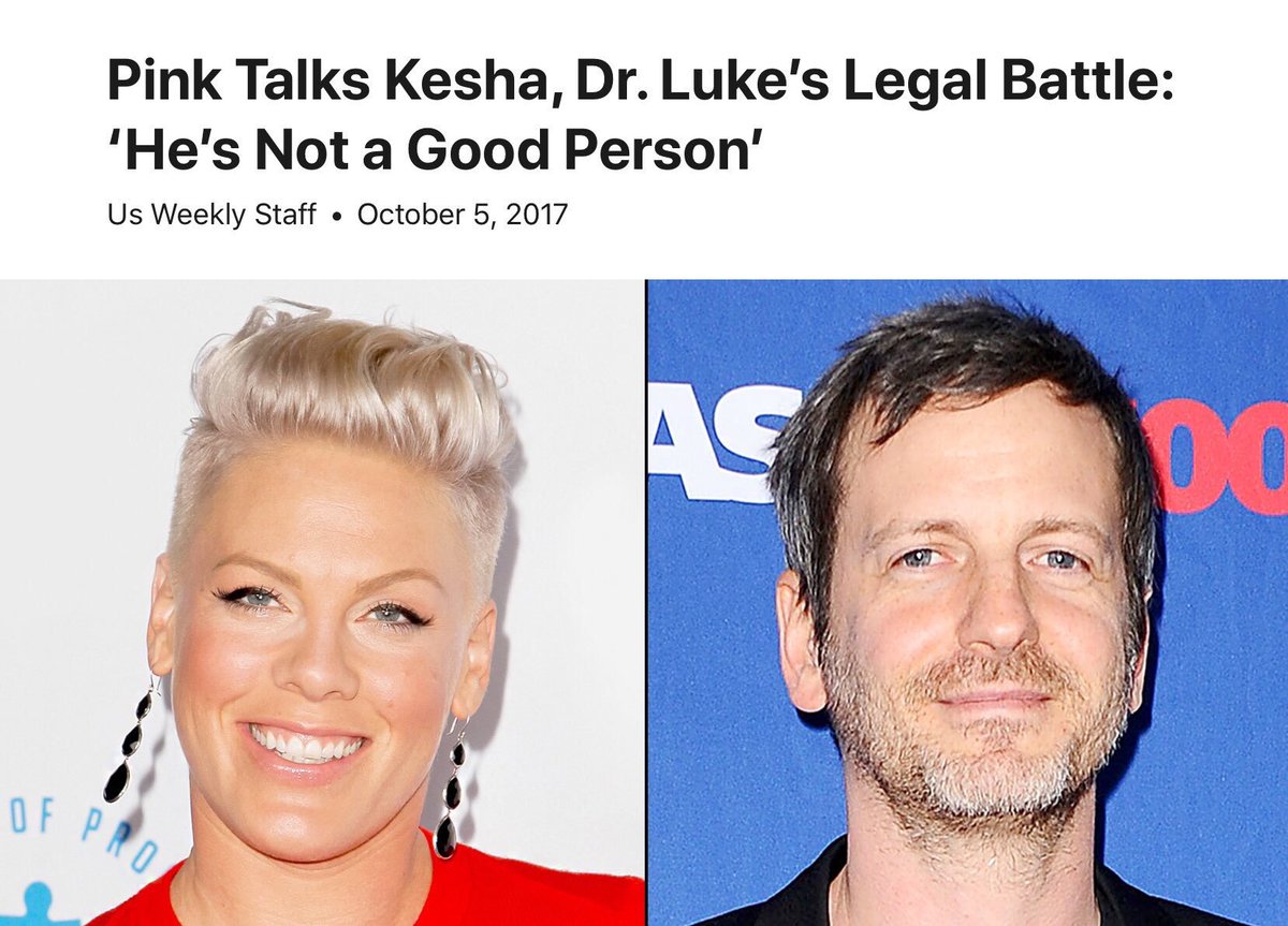 P!NK - L*** is known for stealing artists’ songs (including K’s), duplicating them, & offering them to other artists as his own, P!nk furiously learned. After K came forward, P!nk revealed more of L***’s immoral behavior, & was subsequently served court papers by... ****!