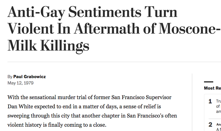 Reminder that Dianne Feinstein, as mayor of San Francisco, was criticized by the city's LGBTQ population right after the murder of Harvey Milk for being a homophobic, anti-sex worker, pro-cop, opportunist politician.  https://www.washingtonpost.com/archive/politics/1979/05/12/anti-gay-sentiments-turn-violent-in-aftermath-of-moscone-milk-killings/adb57605-5622-4c2e-833d-db051d47d622/