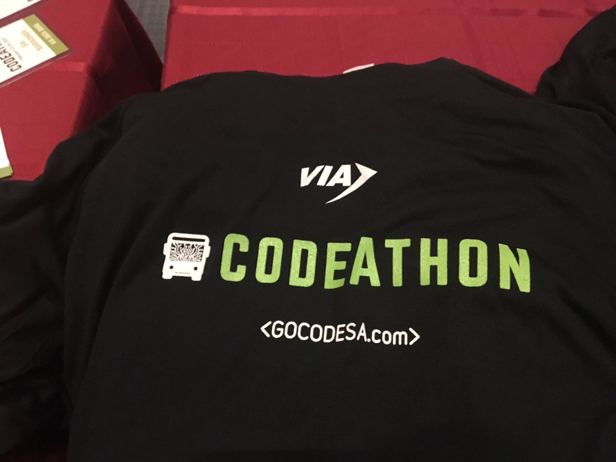 DrLuisEMartinez's tweet photo. Just another Friday @TrinityEntrep... bringing a @VIA_Transit bus on @Trinity_U campus for the weekend Codeathon #GoCodeSA #TUEntrepreneurship #TigerPride https://t.co/ICf4McimKW