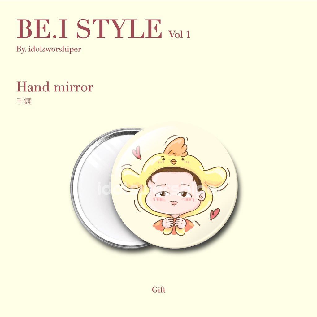 idolsworshiper's tweet photo. #RT UPDATE OF GIFT🎁 It is a hand mirror‼️ #iKON #아이콘 #김한빈 #BI #KIMHANBIN #비아이 #BEISTYLE #iKONfanart https://t.co/boues21Hmo