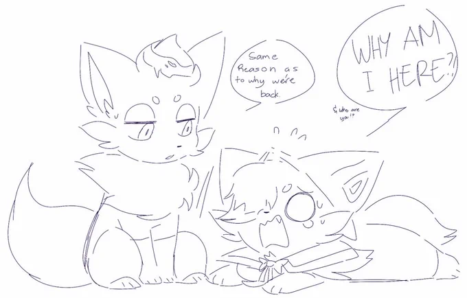Her and feat. kami's zorua 3D 