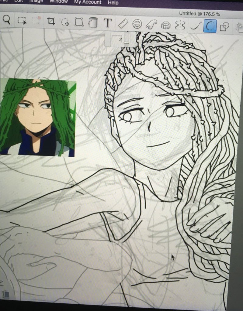 My God this hair is troublesome to draw 