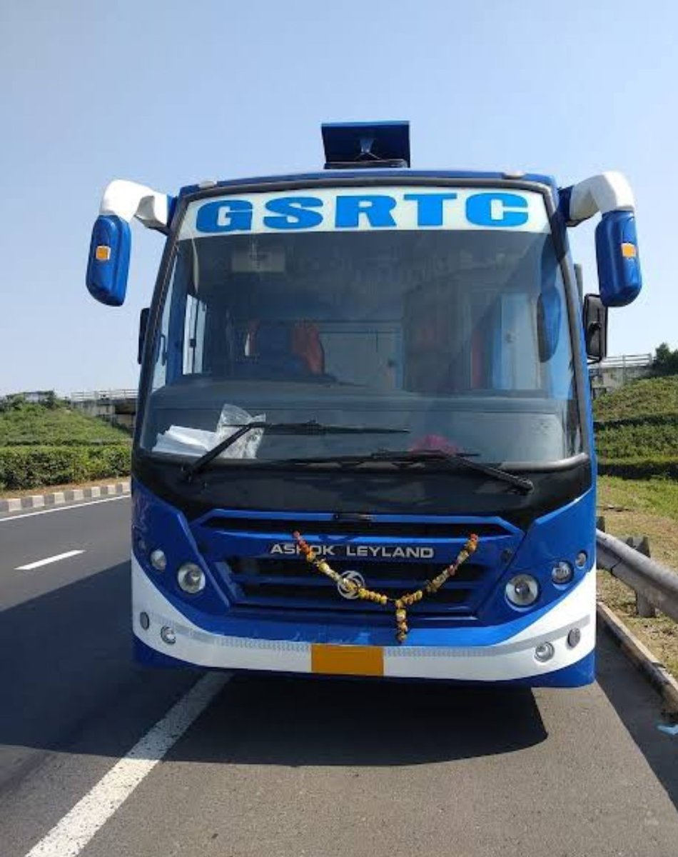 Traveling Through New Gsrtc Ac Sitting Bus No Doubt They