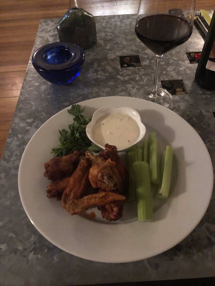 Sometimes when you've had a tough week, you can't beat homemade buffalo wings! Happy weekend! #franksredhot #fridaynight