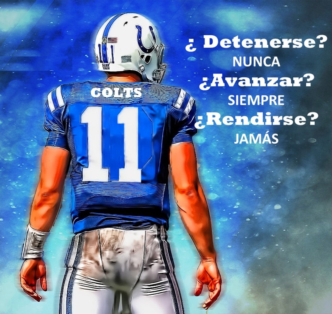 Cuando eres un verdadero #Coltsaragon de 💙
COLTS Aragón!!!!