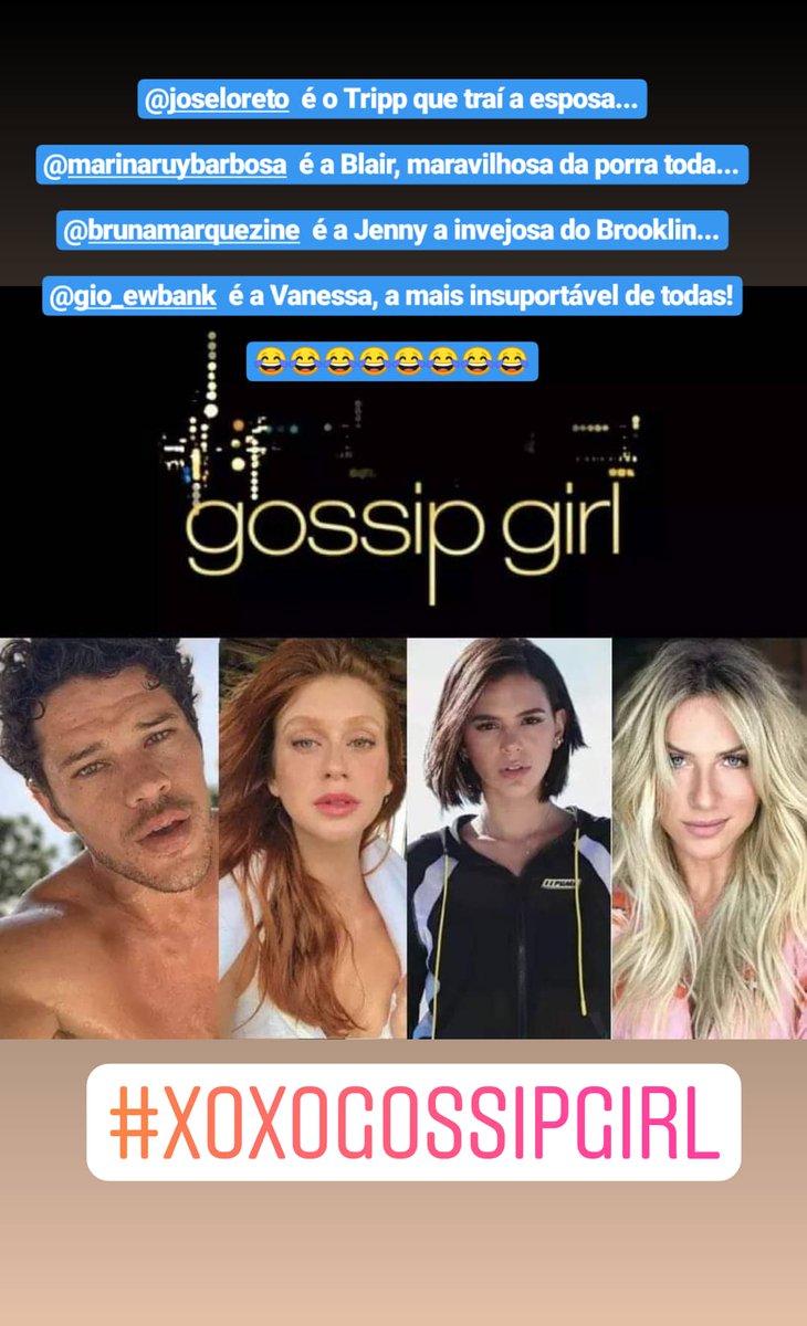 tali_beda's tweet photo. Resumão sobre o surubão de #noronha!
#joséloreto
#MarinaRuyBarbosa ❤️
#BrunaMarquezine
#GiovannaEwbank
#GossipGirl #AGarotaDoBlog #xoxo https://t.co/yJnm9o5wrM