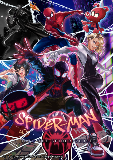 スパイダーマン ノワールのtwitterイラスト検索結果 古い順