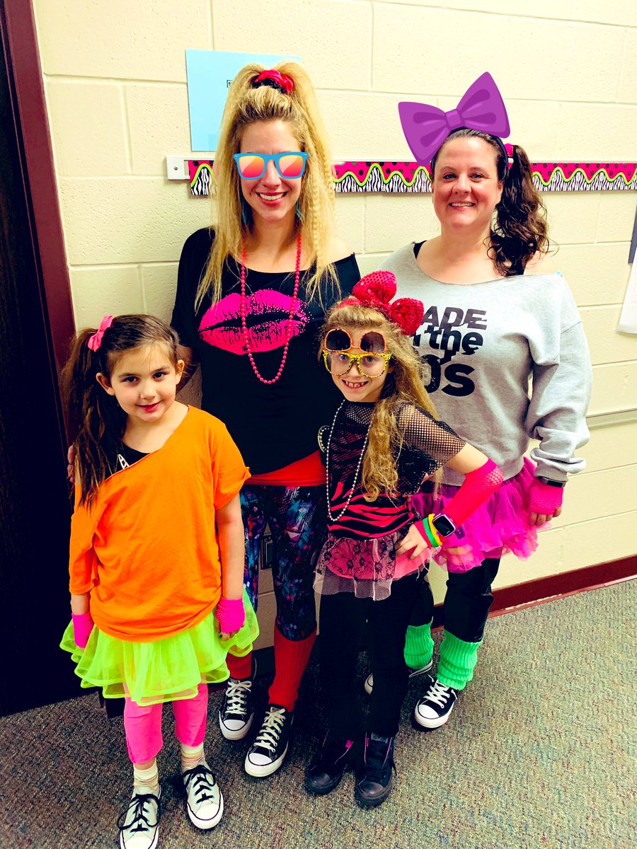 mipie09's tweet photo. Back to the 80's! So much color and cuteness filled the halls today.  It was like totally rad. What a bodacious decade!  #80sday #eseSOAR #HumbleISD100 #HumbleISDJOY @HumbleISD_ESE https://t.co/fNwq9dBMAi