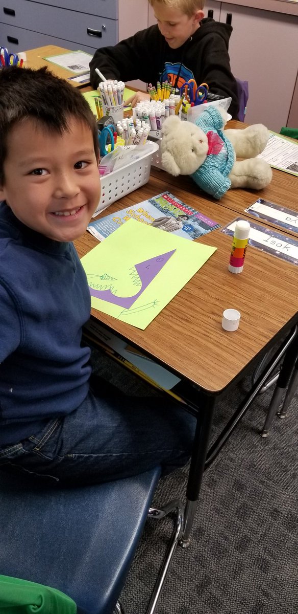 Today our 2nd graders learned how mistakes often turn into amazing creations! #growthmindset #opshares