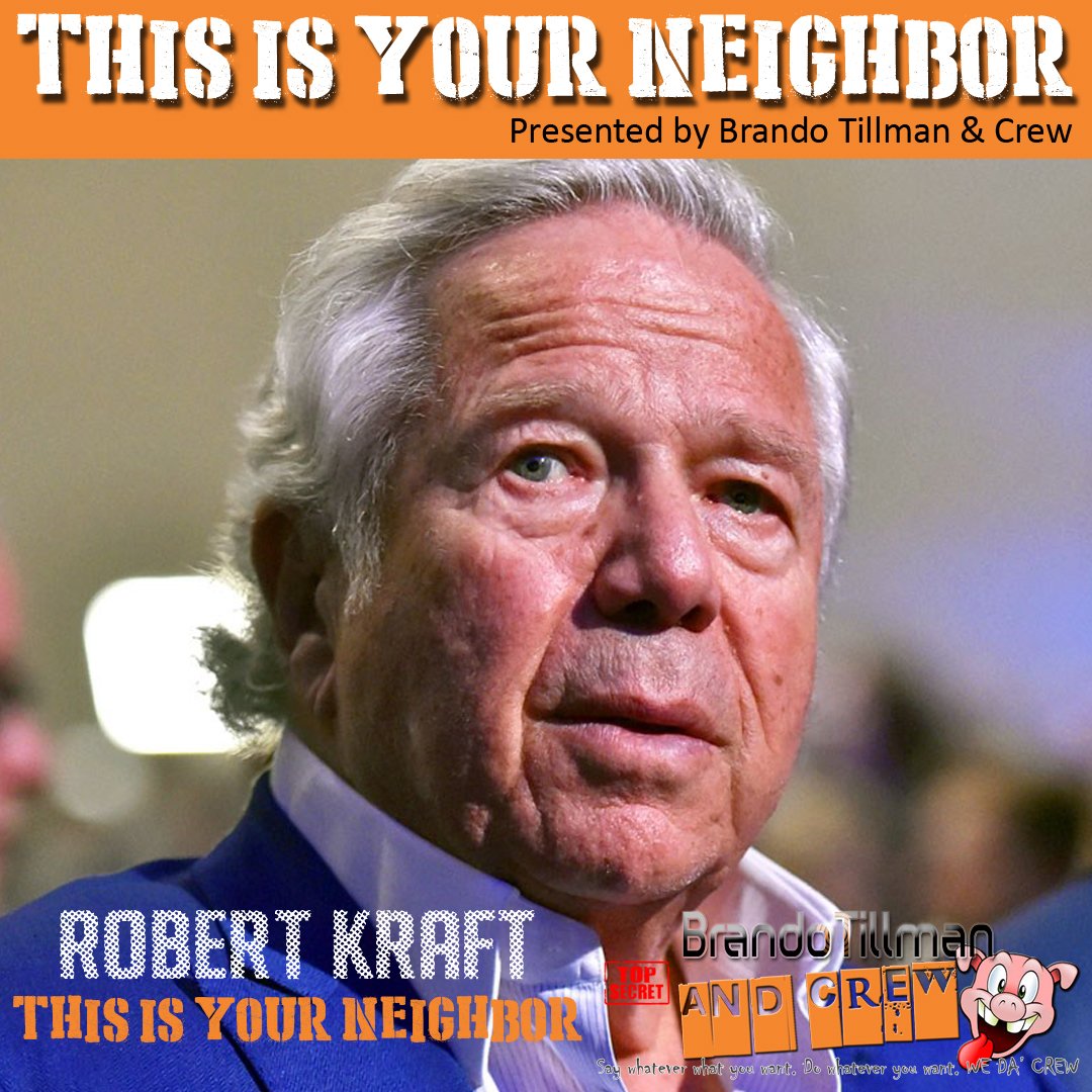 BrandoTillman's tweet photo. Example of a 77 year old billionaire idiot.  How does a billionaire get caught soliciting prostitution?  Ask Robert Kraft and he'll tell you.

#robertkraft #patsnation #tb12 #nflmemes #pimpin #NewEnglandPatriots #RobertKraft #soliciting #prostitution #humantrafficking https://t.co/QQennXYjYJ