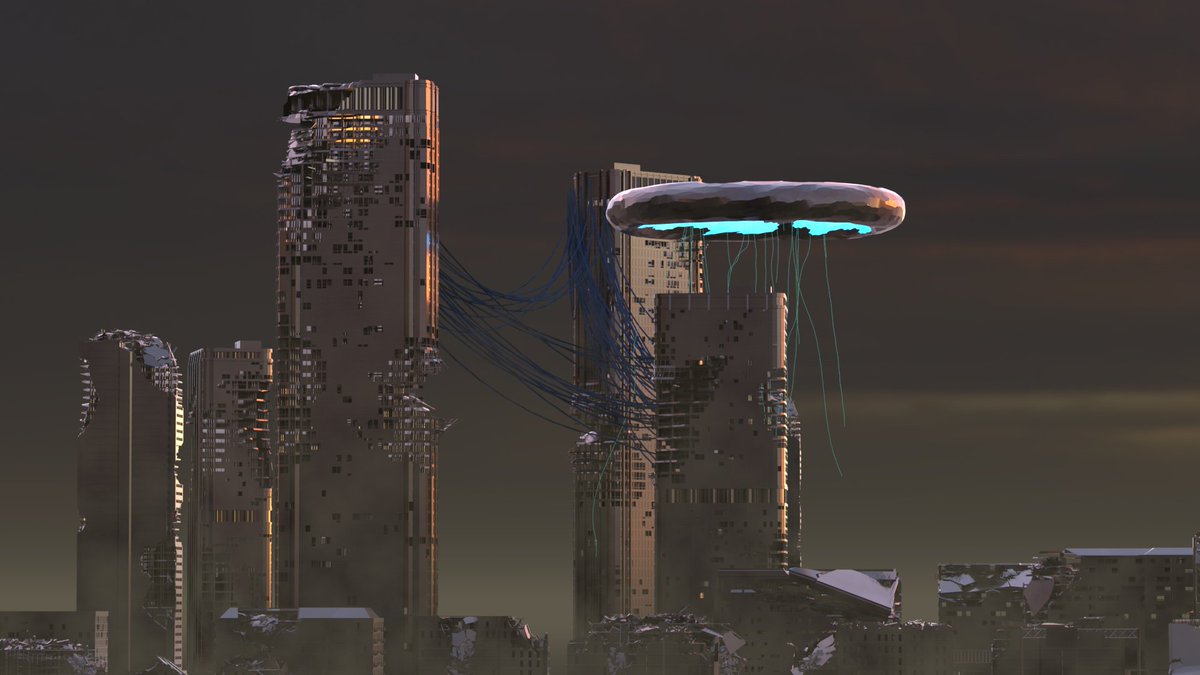 Che__Flaco's tweet photo. Feeding concrete #Cinema4d #Arnold #SolidAngle #Kitbash3d #Topowire https://t.co/PM2msvKacg