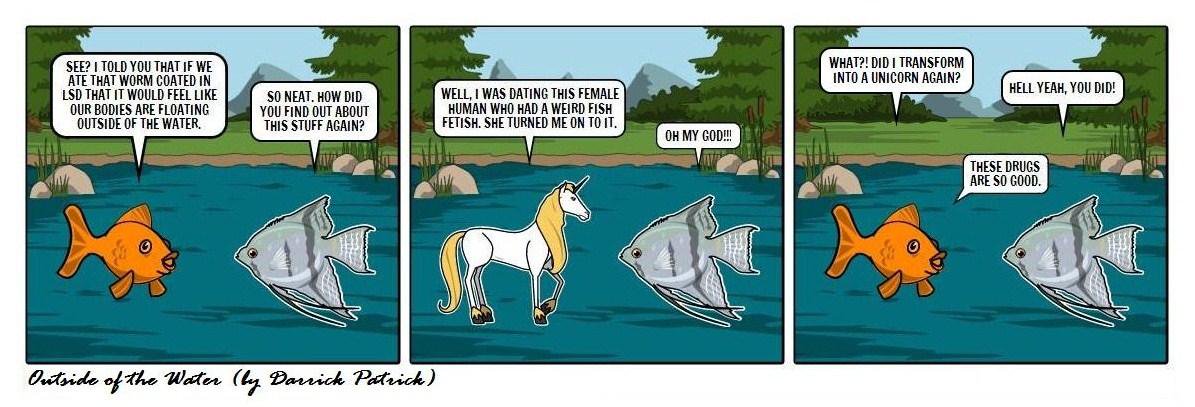 DigiPanelComix's tweet image. Outside of the Water (by Darrick Patrick)