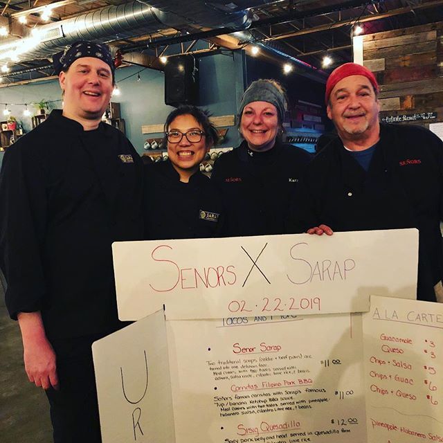 SarapDetroit's tweet photo. A big thank you to everyone who came to our collab with @senors_llc at @urbanrestbrewing! Can’t wait to do it again. 🌮🍻🌮🍻🌮🍻🌮🍻#popup #foodtruck #ferndale #beer #filipinofood #mexicanfood https://t.co/pMOp8TPo0f https://t.co/BWgcvdjLsG
