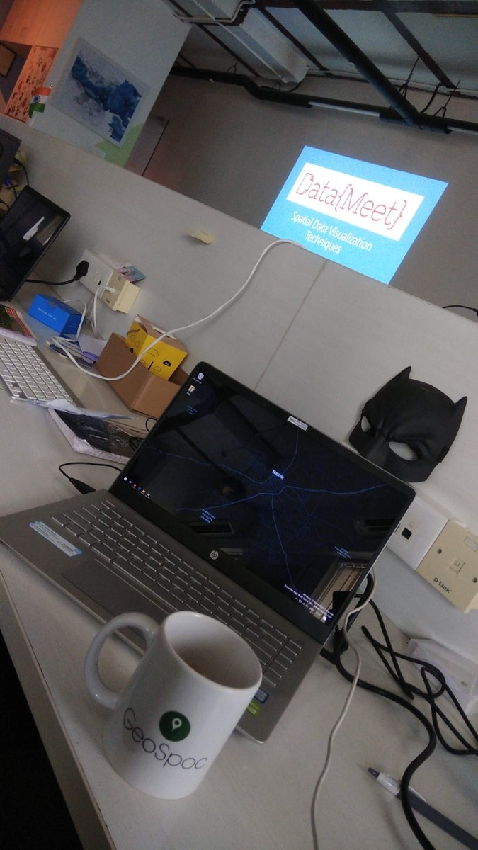 Ronit_Jadhav's tweet photo. I am at @GeoSpoc for the @DatameetPune meetup.
#DataMeet #SpatialData #GIS https://t.co/d2J0XLmfAL